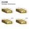 Linea Italia Reception Desk 107 in D X 46 in H, 11.8 ft W X Thermofused Laminate, Walnut ZUI298 - alternate 2